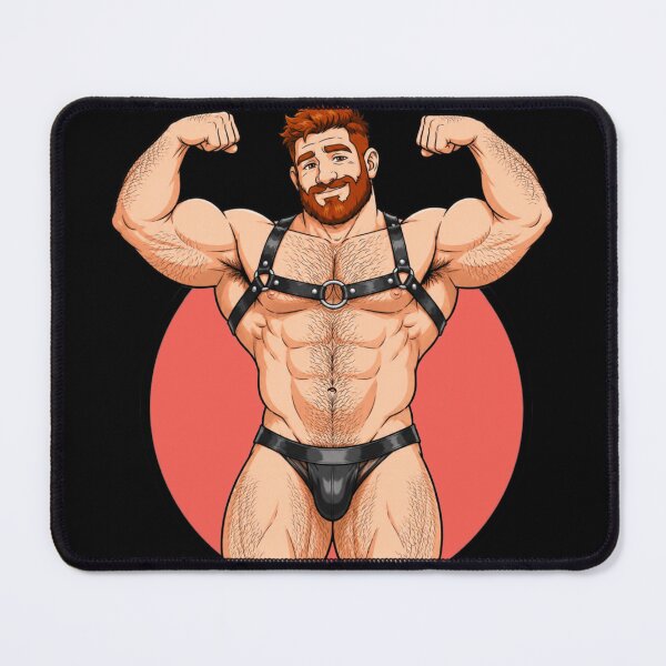Item preview, Leather Gay Muscular | Gay Bear Pride Leather Gift For Gay Bears designed and sold by BrokenLabel.