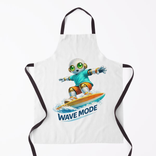 Item preview, Cute Surfing Robot Wave Mode designed and sold by Yomere.