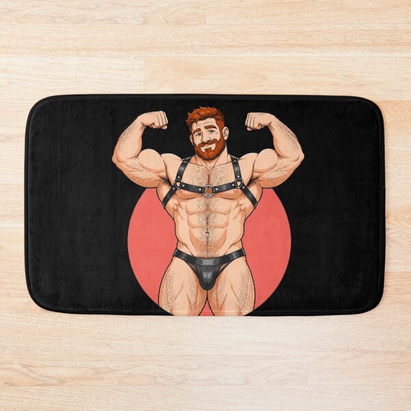 Item preview, Leather Gay Muscular | Gay Bear Pride Leather Gift For Gay Bears designed and sold by BrokenLabel.