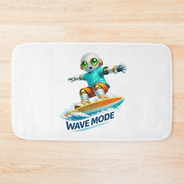 Item preview, Cute Surfing Robot Wave Mode designed and sold by Yomere.