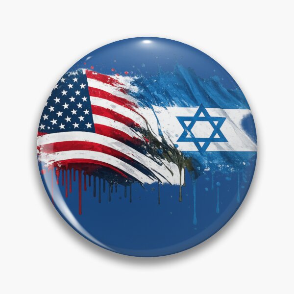 Item preview, USA & Israel Flag designed and sold by DreamPrint Collective.