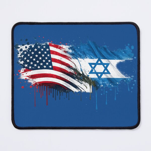 Item preview, USA & Israel Flag designed and sold by DreamPrint Collective.
