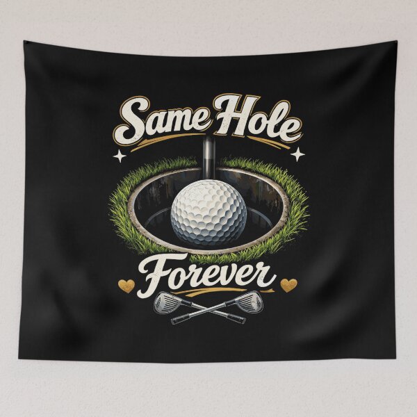 Item preview, Bachelor Party Shirt Golf - Same Hole Forever Groom designed and sold by Pineapple-Tree.