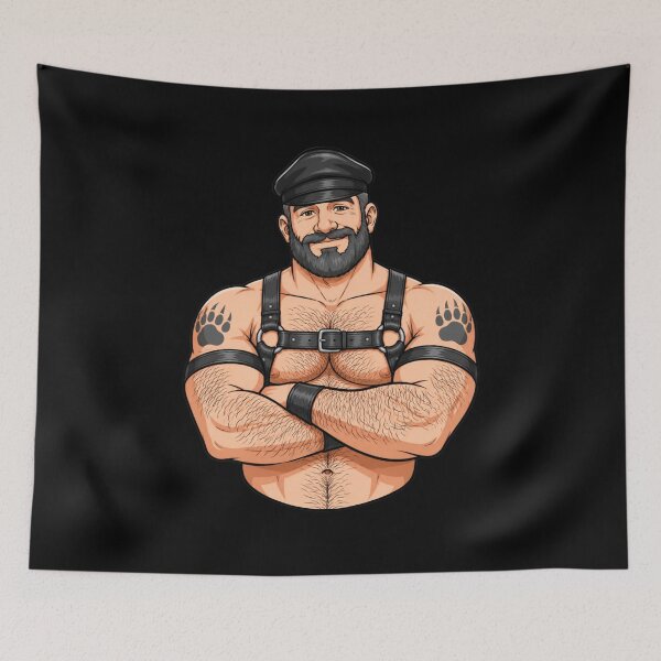 Item preview, Leather Gay Daddy | Gay Bear Pride Leather Gift For Gay Bears designed and sold by BrokenLabel.