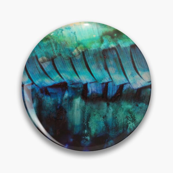Item preview, Blue and Green Abstract – Flowing Watercolor Nature Painting designed and sold by BuckaBaby.