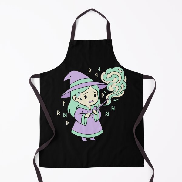 Item preview, Cute Anxious Little Witch Spellbending Art designed and sold by Aesthynova.