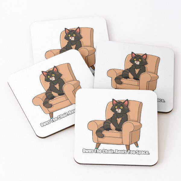 Item preview, Maine Coon - Owns The Chair Rents You Space - Funny Cat Gift designed and sold by pawdrops.