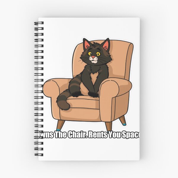 Item preview, Maine Coon - Owns The Chair Rents You Space - Funny Cat Gift designed and sold by pawdrops.