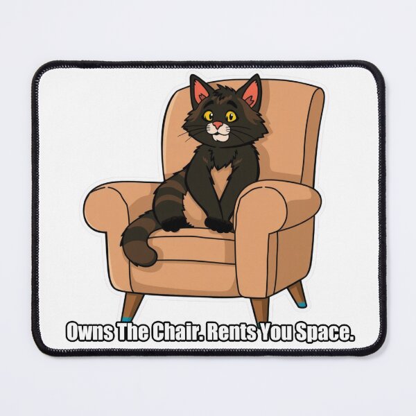 Item preview, Maine Coon - Owns The Chair Rents You Space - Funny Cat Gift designed and sold by pawdrops.