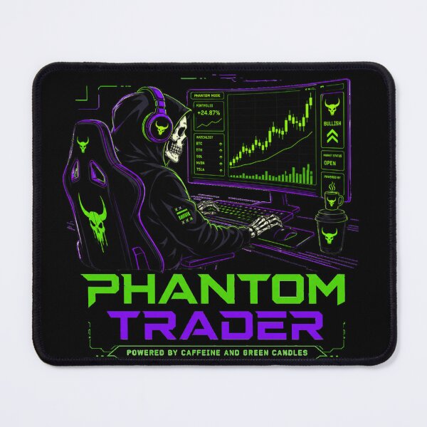 Item preview, Phantom Trader - Cyberpunk Crypto Skeleton designed and sold by DesignByHarun.