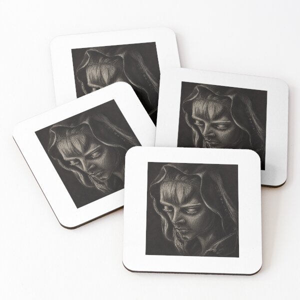 Item preview, White charcoal drawing designed and sold by Urban Vision Creative Co.