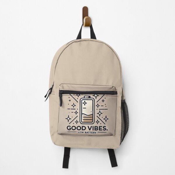 Item preview, Good Vibes, Low Battery – Funny Tired Mood designed and sold by Little Chookcha.