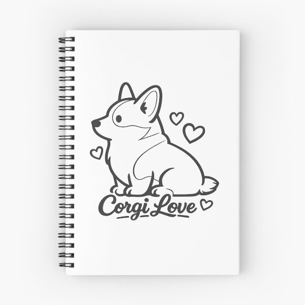 Item preview, Corgi Love Cute Line Art designed and sold by Tee Visions.