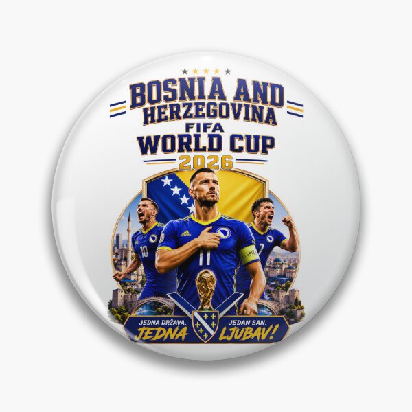 Item preview, Bosnia And Herzegovina  World Cup 2026 Soccer Tribute designed and sold by KLERIKSTORE.