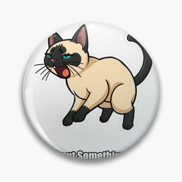 Item preview, Siamese - Mad About Something Vocal - Funny Siamese Gift designed and sold by pawdrops.