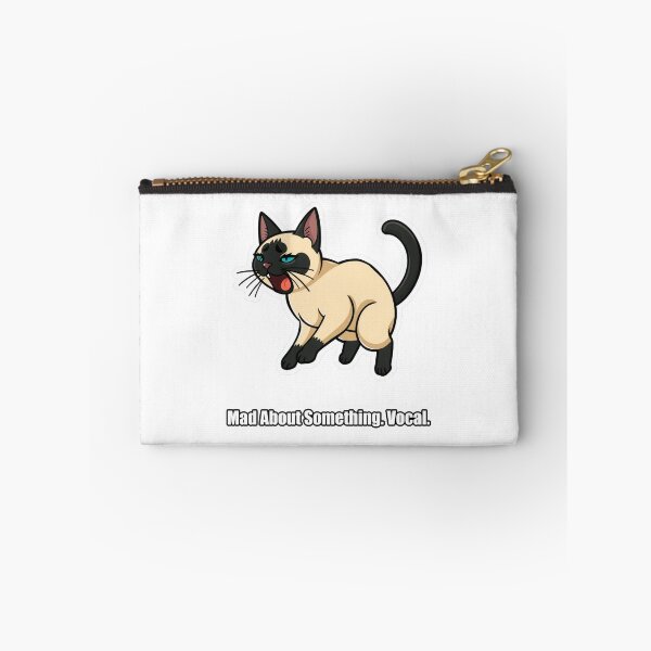 Item preview, Siamese - Mad About Something Vocal - Funny Siamese Gift designed and sold by pawdrops.