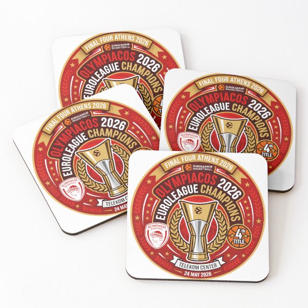 Item preview, Olympiacos EuroLeague Champions Athens 2026 designed and sold by Cath-Design.