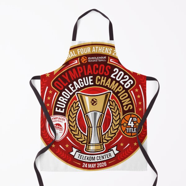 Item preview, Olympiacos EuroLeague Champions Athens 2026 designed and sold by Cath-Design.