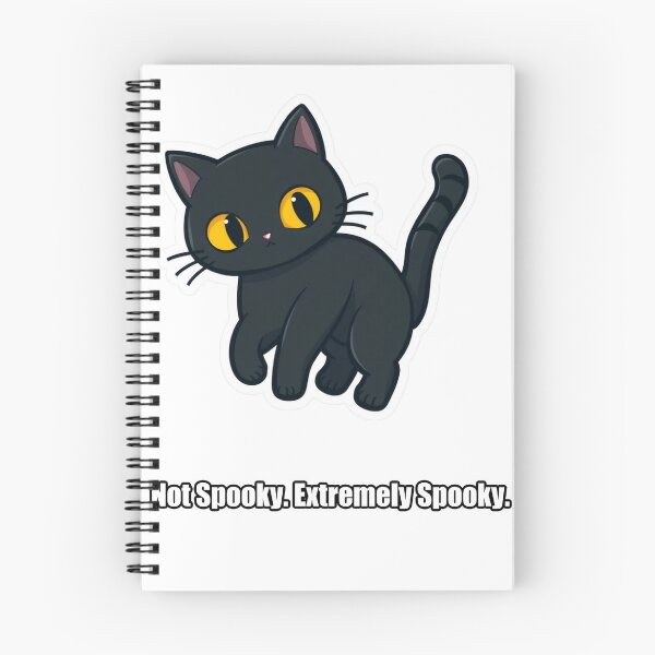 Item preview, Black Cat - Not Spooky Extremely Spooky - Funny Black Cat Gift designed and sold by pawdrops.