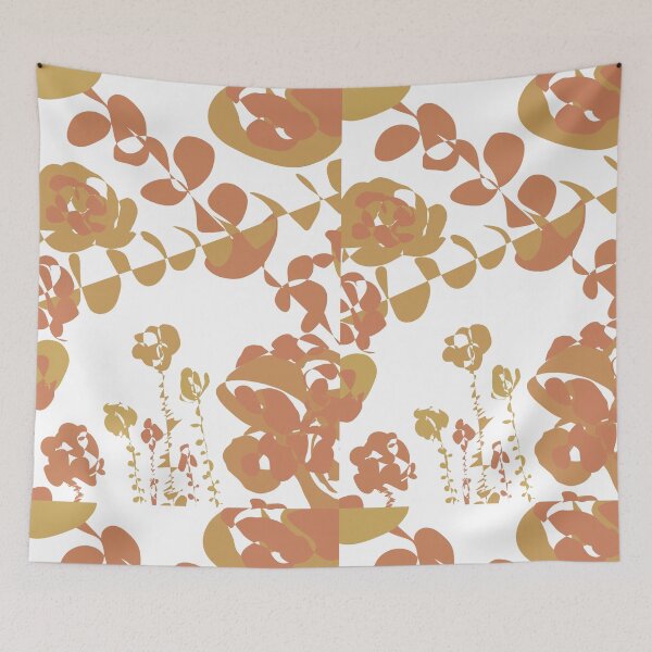 Item preview, Flowers Abstract Orange designed and sold by ajw-art.