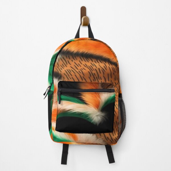 Item preview, Wild and Textured Love, Surreal Tiger Fur Heart - Orange and Green Pop Art Pattern designed and sold by RAYBIL.