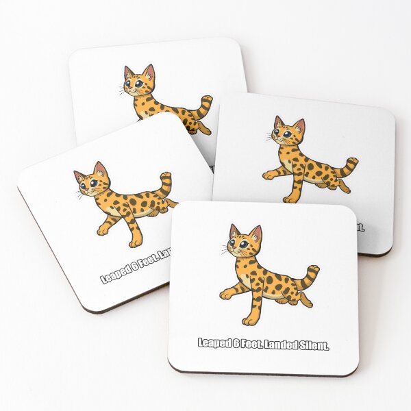 Item preview, Bengal Cat - Leaped 6 Feet Landed Silent - Funny Bengal Cat Gift designed and sold by pawdrops.