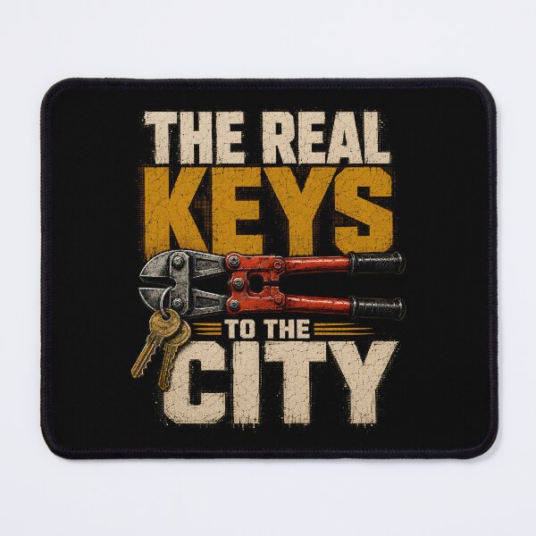 Item preview, The Real Keys to the City Bolt Cutter Humor designed and sold by Victor Shadehorn.