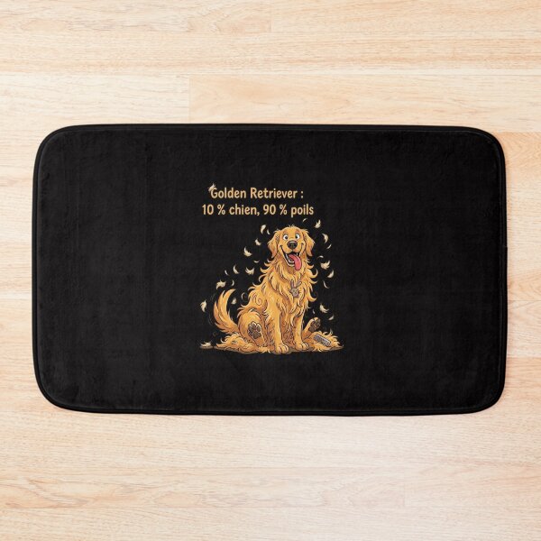 Artikelvorschau, Humor über Golden Retriever: 10 % Hund, 90 % Fell entworfen und verkauft von Garisp44.