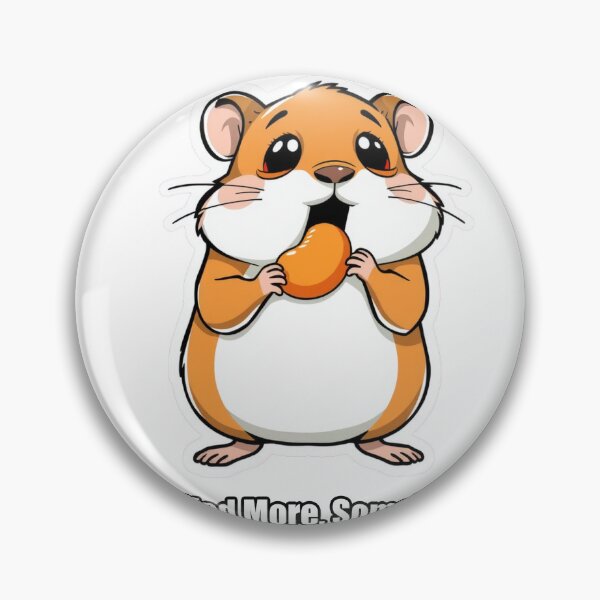 Item preview, Hamster - Stuffed More Somehow - Funny Hamster Gift designed and sold by pawdrops.