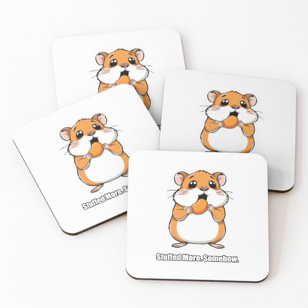 Item preview, Hamster - Stuffed More Somehow - Funny Hamster Gift designed and sold by pawdrops.