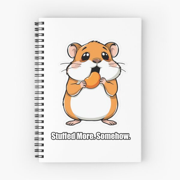 Item preview, Hamster - Stuffed More Somehow - Funny Hamster Gift designed and sold by pawdrops.