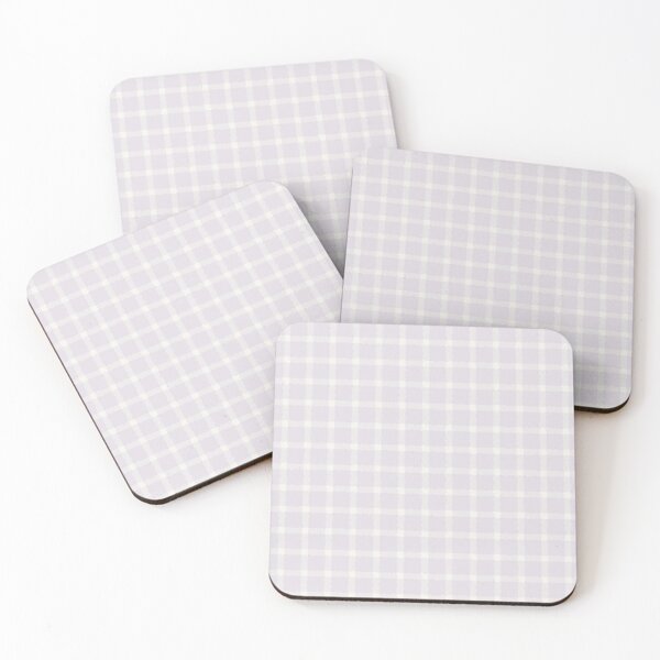 Item preview, Purple Gingham Pattern Vintage Pastel Purple White Checked Plaid Design designed and sold by hannahbee.