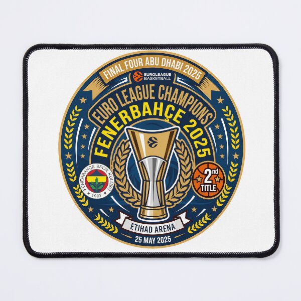 Item preview, Fenerbahçe EuroLeague Champions Abu Dhabi 2025 designed and sold by Cath-Design.