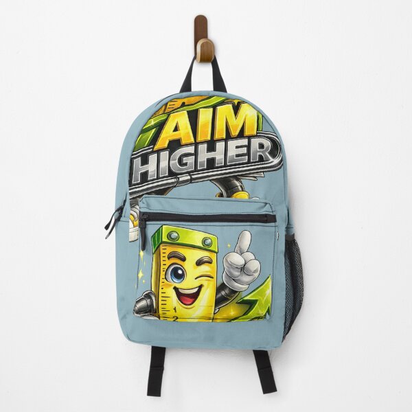 Item preview, Aim Higher Ruler Mascot Design ⭐ designed and sold by TinyHeroLab.