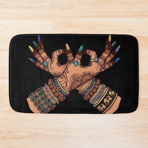 Item preview, Mystic Mehndi Hands | Boho Spiritual Hand Art | Henna Aesthetic T-Shirt designed and sold by designbyuzi.