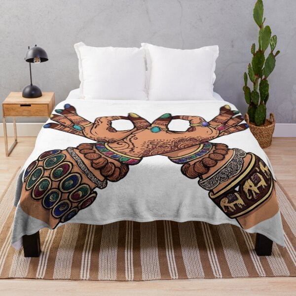 Item preview, Mystic Mehndi Hands | Boho Spiritual Hand Art | Henna Aesthetic T-Shirt designed and sold by designbyuzi.