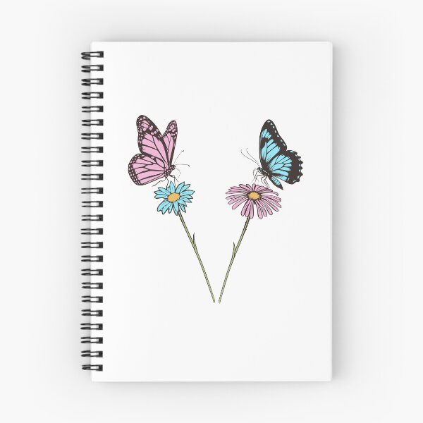 Item preview, Daisy flowers and butterflies designed and sold by Designfs.