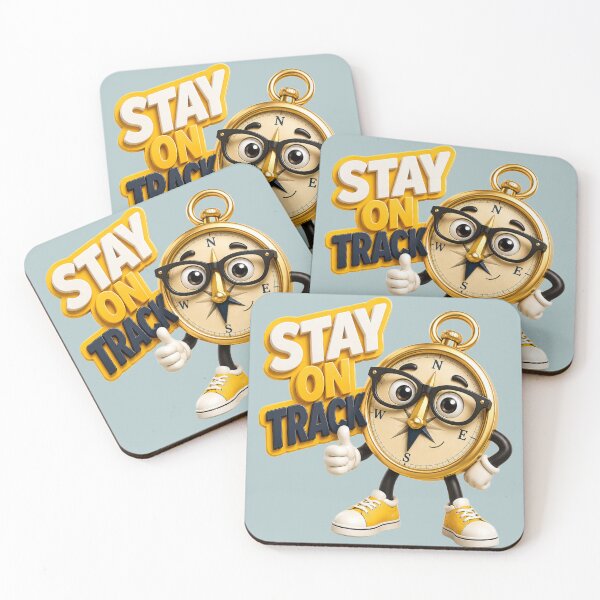 Item preview, Stay On Track Compass Mascot designed and sold by TinyHeroLab.