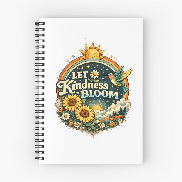 Item preview, Let Kindness Bloom Inspirational Floral Quote designed and sold by CreativeMindsetLab.