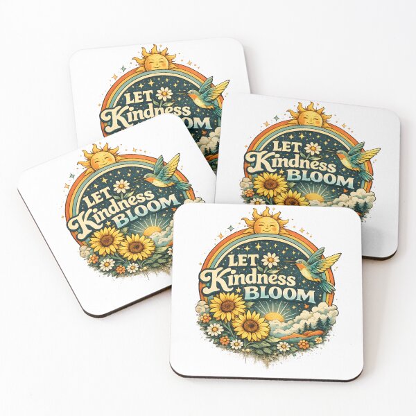 Item preview, Let Kindness Bloom Inspirational Floral Quote designed and sold by CreativeMindsetLab.
