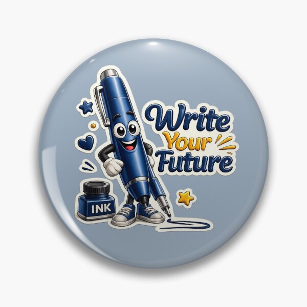 Item preview, Write Your Future Pen Mascot designed and sold by TinyHeroLab.
