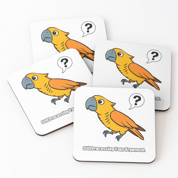 Item preview, Parrot - Still Processing Your Argument - Funny Parrot Gift designed and sold by pawdrops.