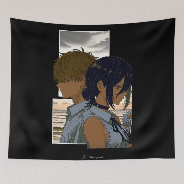 Item preview, Reze and Denji Chainsaw Man: Daisy Flowers designed and sold by NarwhalXV.