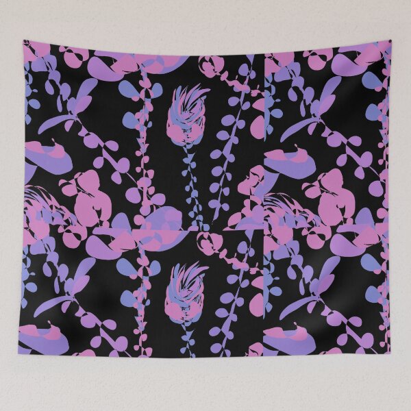 Item preview, Flowers Abstract pink n blue designed and sold by ajw-art.