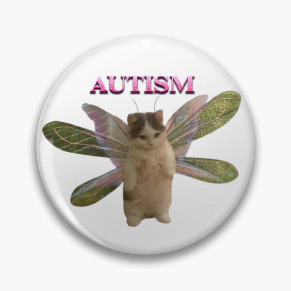 Item preview, autism kitty designed and sold by PLANET-VEE.