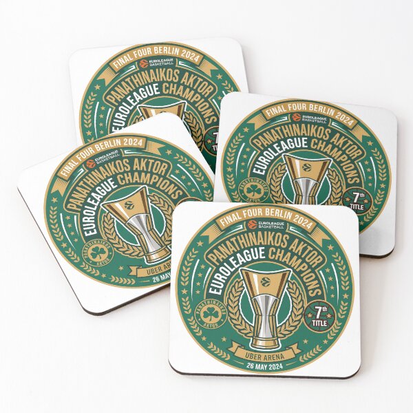 Item preview, Panathinaikos, campeones de la Euroliga de Berlín 2024 designed and sold by Cath-Design.