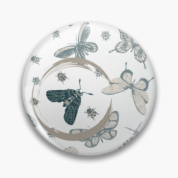 Item preview, Vintage Entomologist Field Notes - Moth & Butterfly Pattern designed and sold by bridgestrokes.