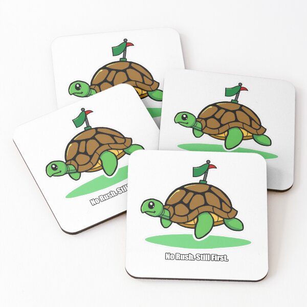 Item preview, Turtle - No Rush Still First - Funny Turtle Gift designed and sold by pawdrops.