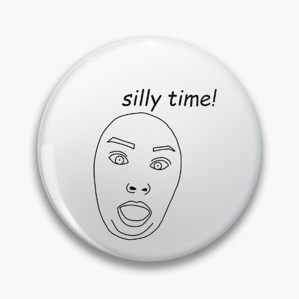 Item preview, “silly time” doodle sticker designed and sold by SlimyFish.
