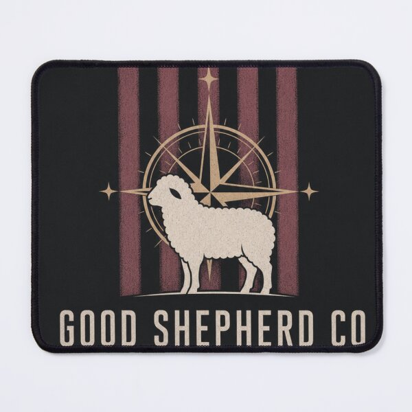 Item preview, Vintage Lamb Guiding Directional Graphic Print designed and sold by Tsugraf Designs.